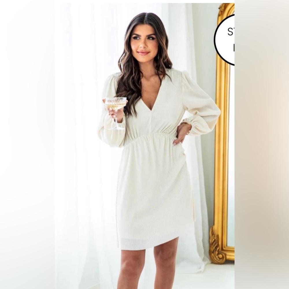 Pink Lily XS champagne cocktail dress